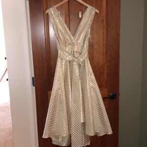 Gorgeous Eva Franco Gold Dress